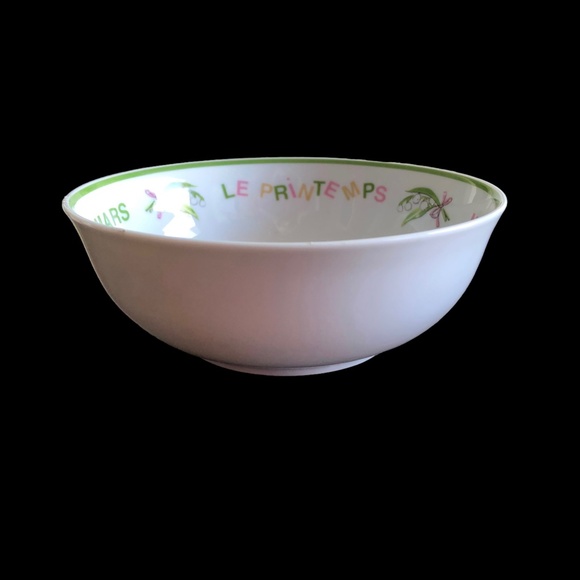 Guy Degrenne The Triplets Spring Porcelain Bowl Children - Picture 3 of 6